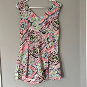 Neon retro romper
